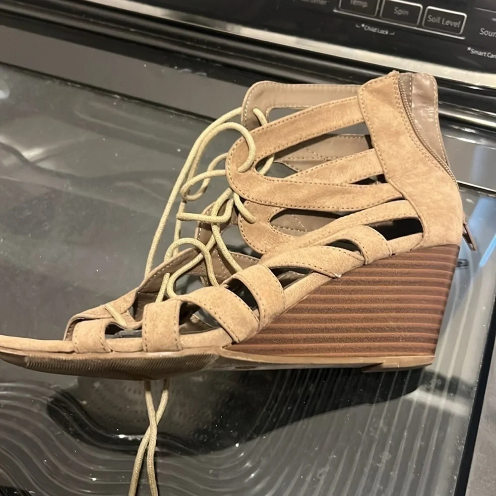 Sandals. Gently worn accepting offers size 9